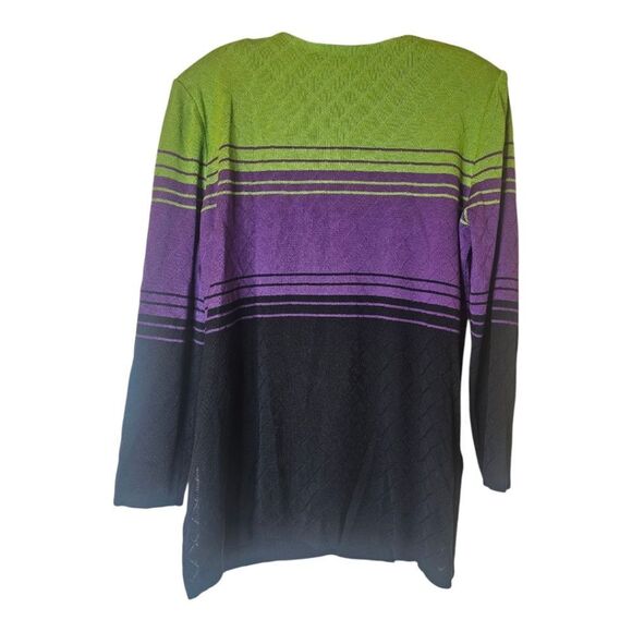 MISOOK Jacket Black Green Purple - Size XL - Picture 2 of 9